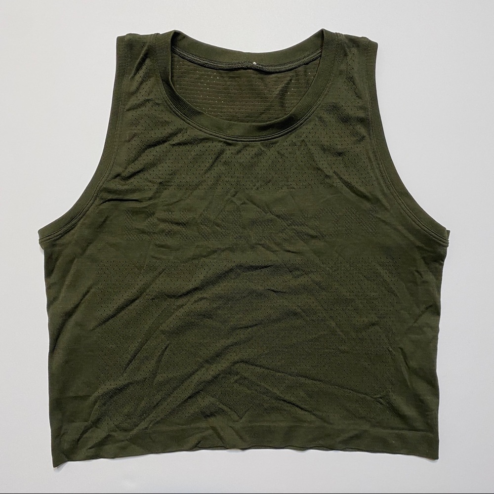 Lululemon Swiftly Breathe Crop Tank